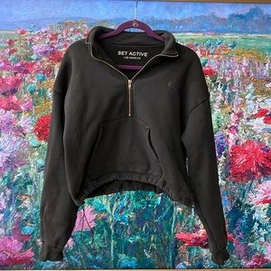 Set Active Cropped Quarter Zip